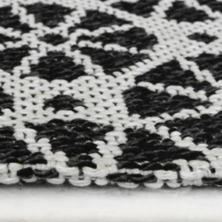 Recycled Cotton Starburst Rug - Monochrome - 160x230cm -Home Base Sales Shop 14015883 1705006088402396