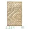 Recycled Cotton Starburst Rug - Ochre - 160x230cm