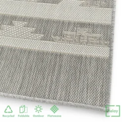 Recycled Diamond Rug - Grey - 60x230cm 9 Recycled Diamond Rug - Grey - 60x230cm -Home Base Sales Shop 14015893 2065006088604311