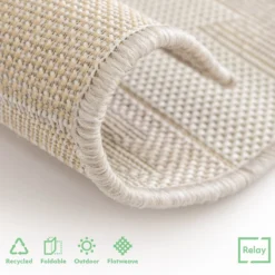 Recycled Diamond Rug - Natural - 120x170cm 9 Recycled Diamond Rug - Natural - 120x170cm -Home Base Sales Shop 14015899 9325006090053002