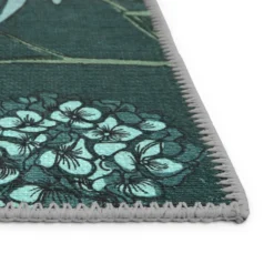 Opal Botanical Rug - Bottle Green - 100x150cm 9 Opal Botanical Rug - Bottle Green - 100x150cm -Home Base Sales Shop 14015923 2245006089742595