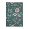Opal Botanical Rug - Bottle Green - 135x195cm