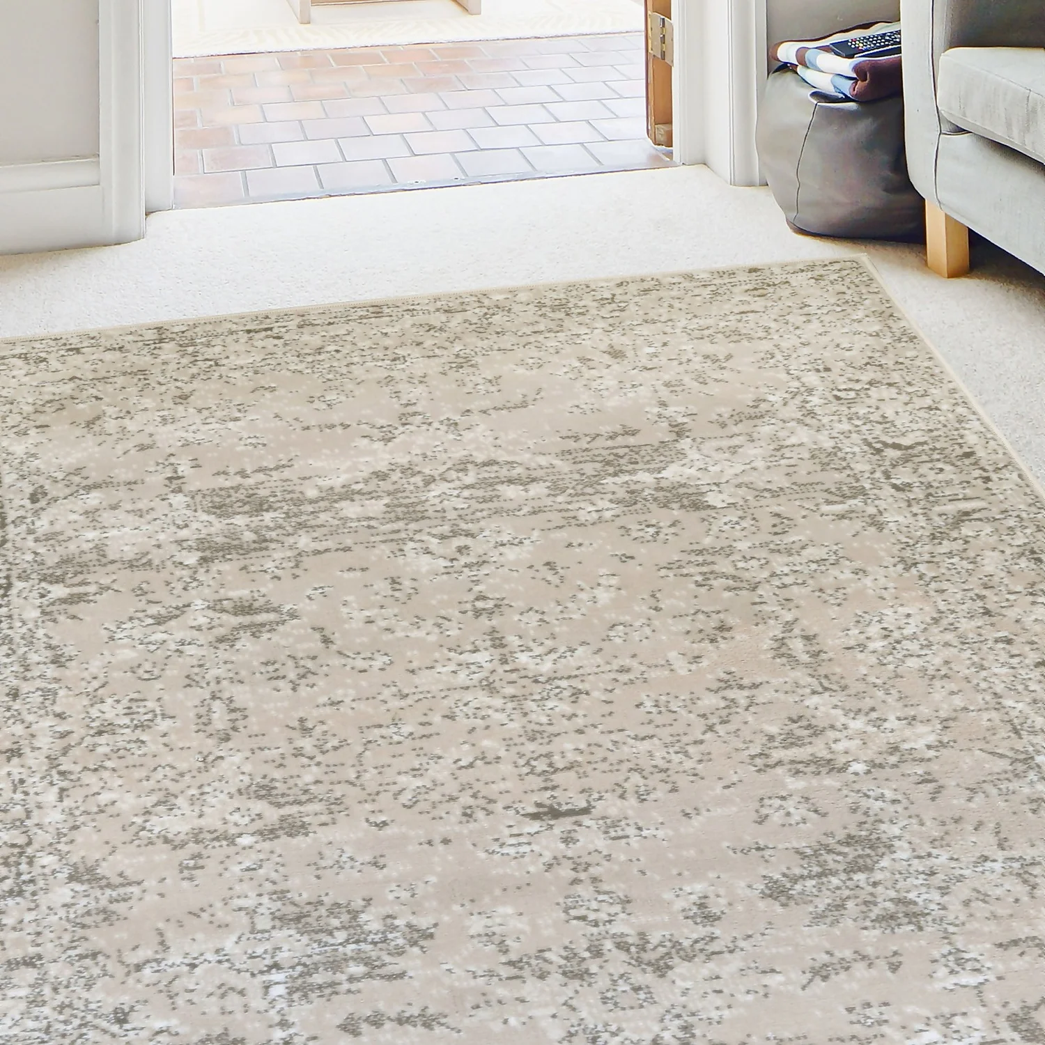 Traditional Rug - Cream - 160x230cm 2 Traditional Rug - Cream - 160x230cm - Image 2