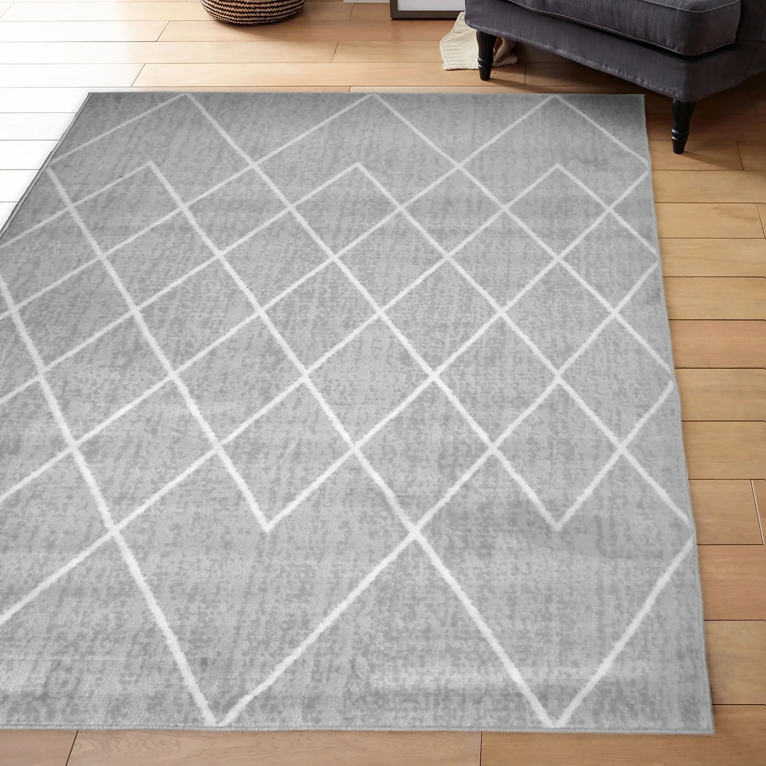 Maestro Berber Rug - Grey - 120x170cm 2 Maestro Berber Rug - Grey - 120x170cm - Image 2