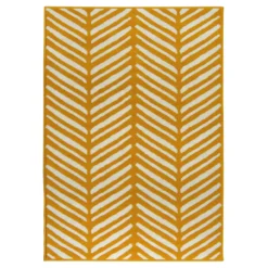 Herringbone Rug - Ochre - 160x230cm