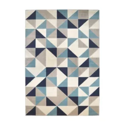 Creation Venus Geometric Rug - Teal - 120/170