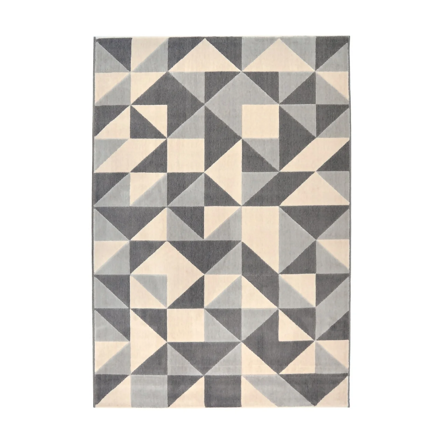 Creation Venus Geometric Rug - Grey - 120x170cm 1 Creation Venus Geometric Rug - Grey - 120x170cm