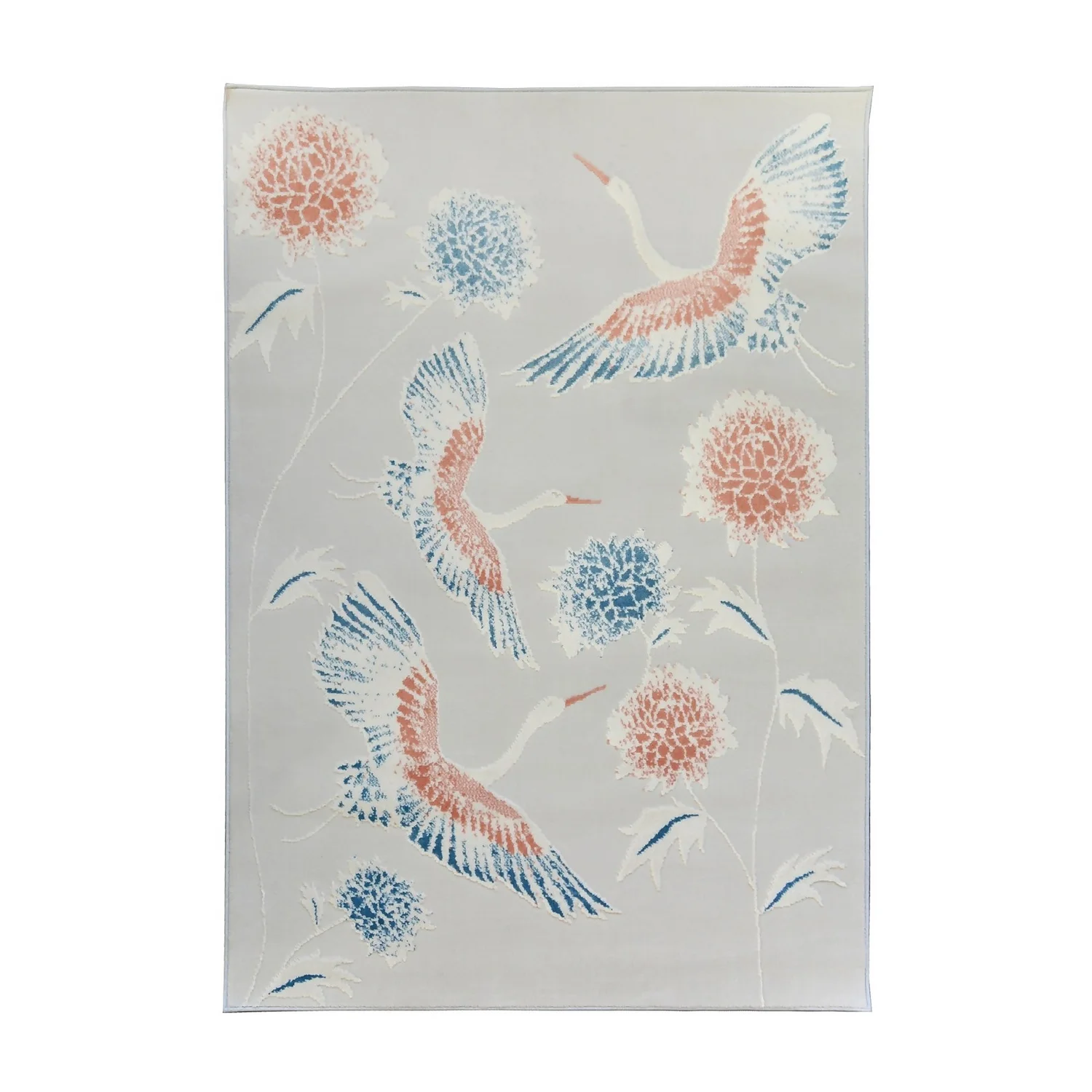 Abstract Birds Rug - Natural - 160x230cm 1 Abstract Birds Rug - Natural - 160x230cm