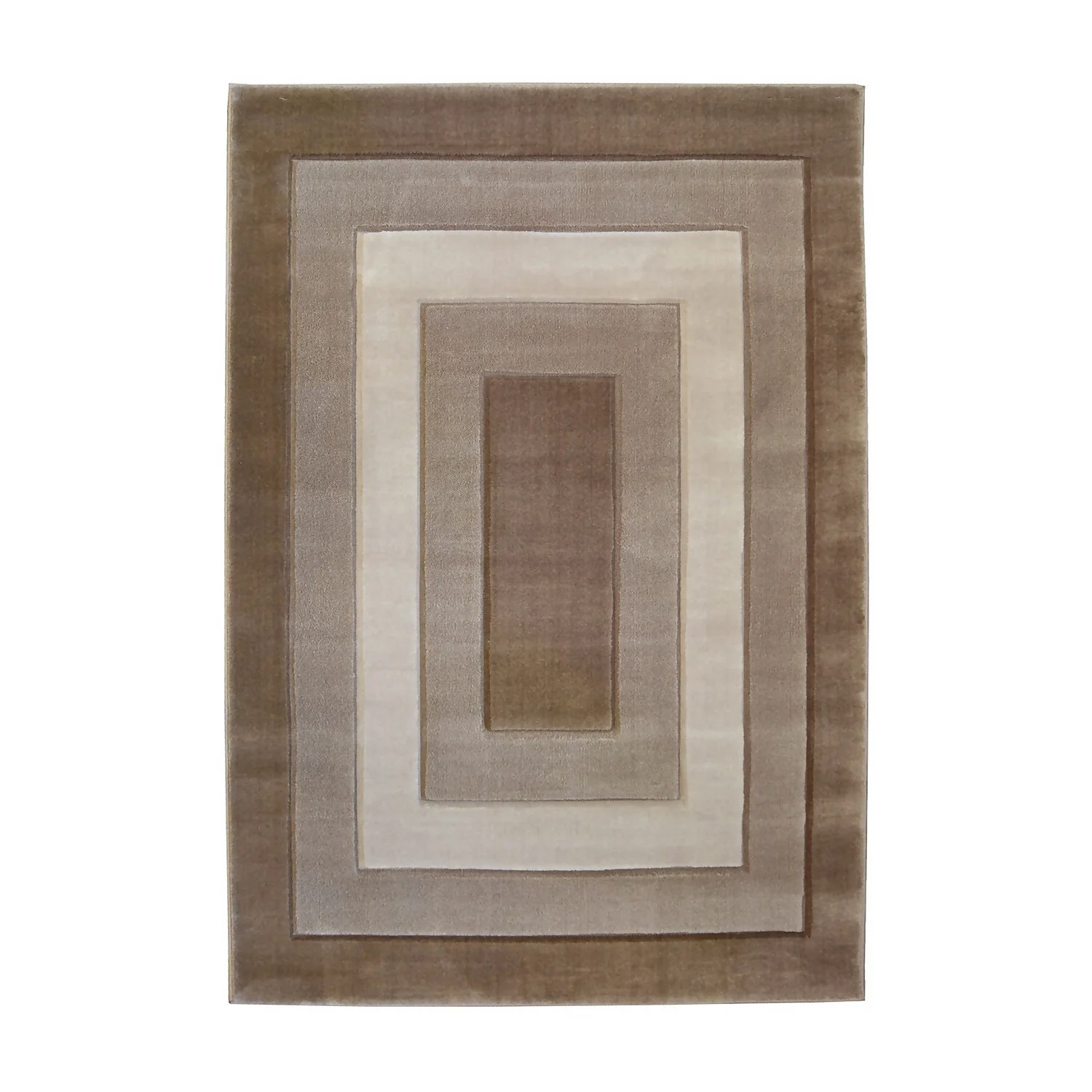 Daytona Border Rug - Latte - 120x170cm 1 Daytona Border Rug - Latte - 120x170cm