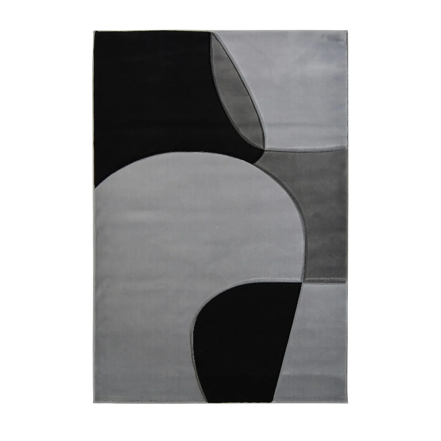 Daytona Abstract Rug - Grey - 160x230cm 1 Daytona Abstract Rug - Grey - 160x230cm