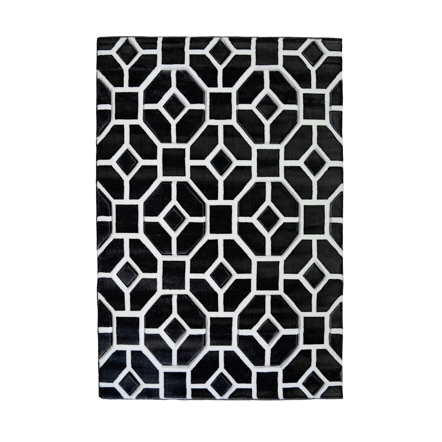 Daytona Gorton Rug - Black - 120x170cm 1 Daytona Gorton Rug - Black - 120x170cm