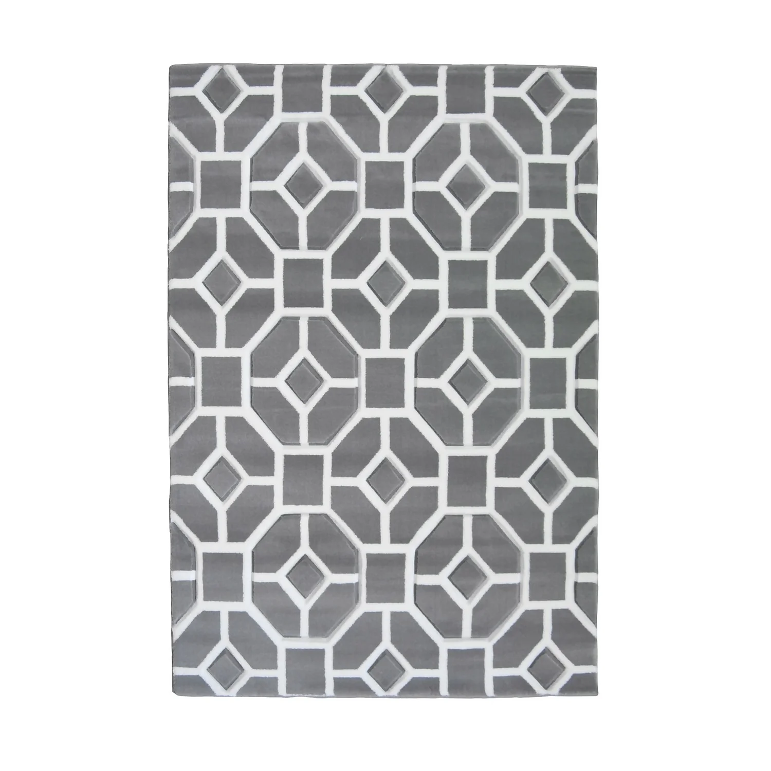 Daytona Gorton Rug - Grey - 120x170cm 1 Daytona Gorton Rug - Grey - 120x170cm