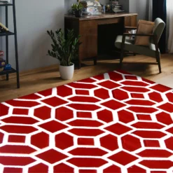 Daytona Gorton Rug - Red - 160x230cm 7 Daytona Gorton Rug - Red - 160x230cm -Home Base Sales Shop 14016020 1325006086874376