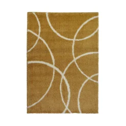 Snug Bubbles Rug - Yellow & Ivory - 120x170cm