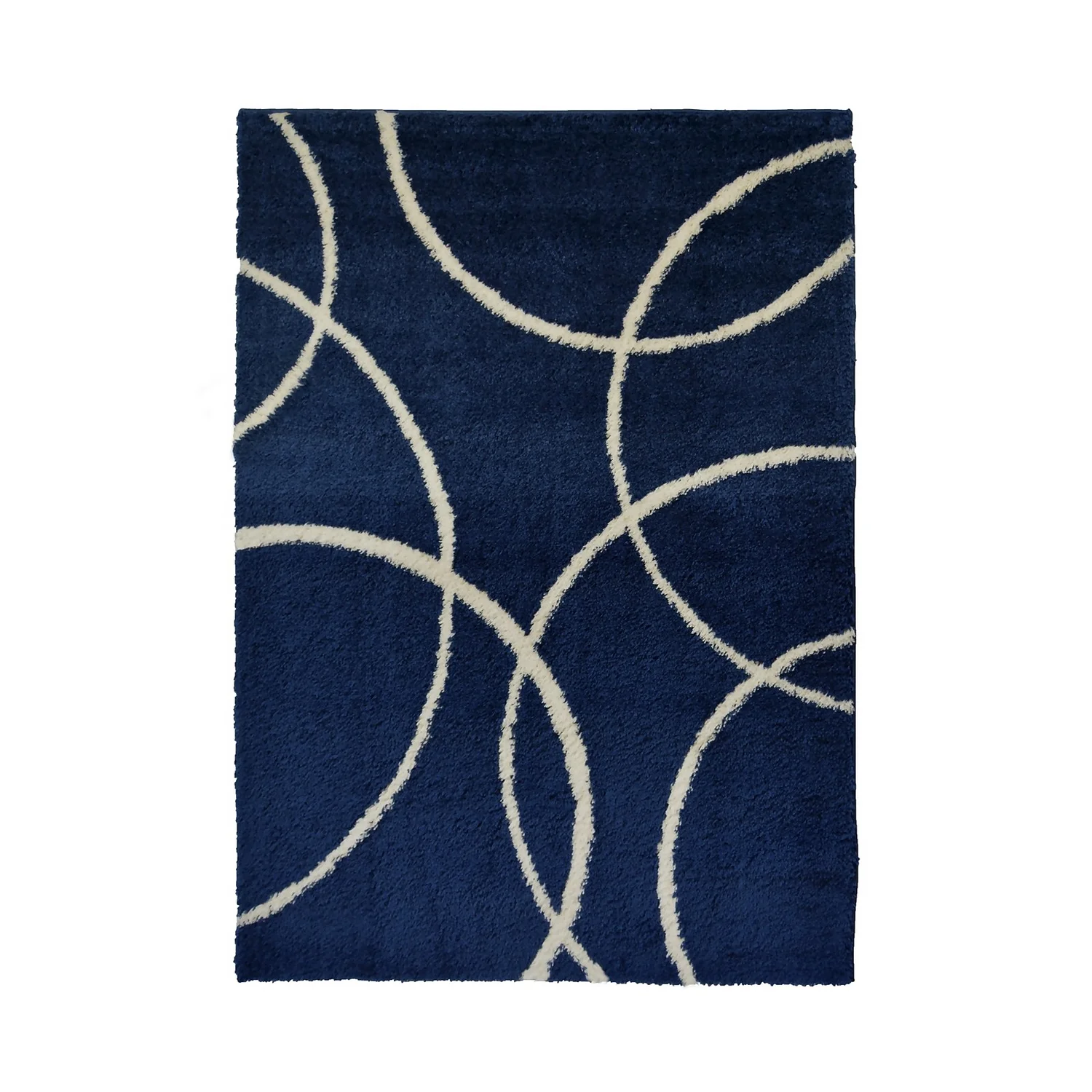Snug Bubbles Rug - Navy & Ivory - 160x230cm 1 Snug Bubbles Rug - Navy & Ivory - 160x230cm