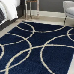 Snug Bubbles Rug - Navy & Ivory - 160x230cm 7 Snug Bubbles Rug - Navy & Ivory - 160x230cm -Home Base Sales Shop 14016039 1985006093276313