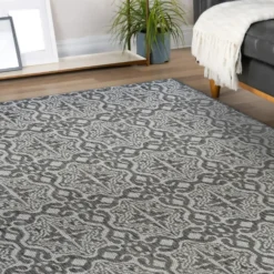County Victorian Indoor/Outdoor Rug - Grey - 120x170cm 8 County Victorian Indoor/Outdoor Rug - Grey - 120x170cm -Home Base Sales Shop 14016063 6655006087582031