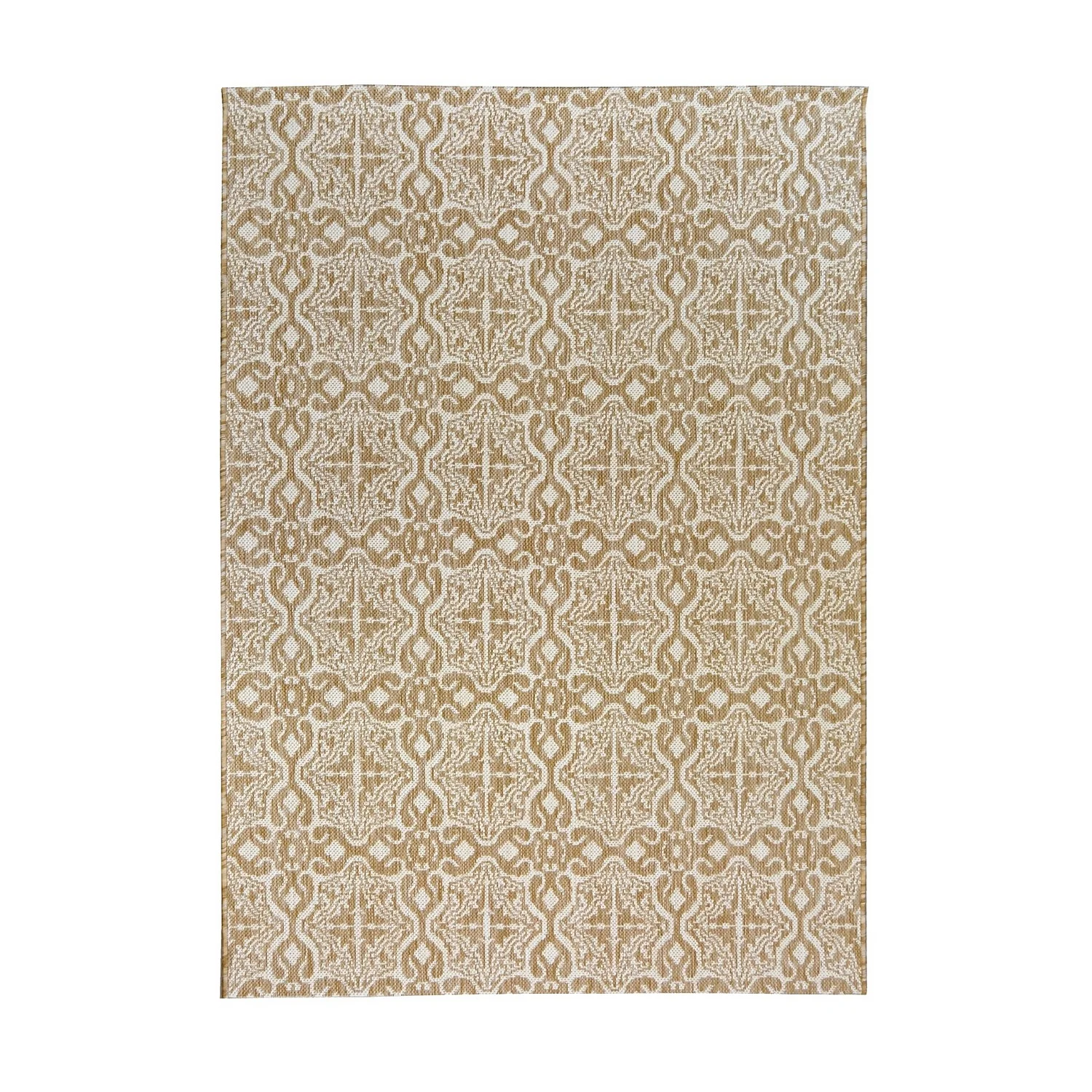 County Victorian Indoor/Outdoor Rug - Natural - 120x170cm 1 County Victorian Indoor/Outdoor Rug - Natural - 120x170cm