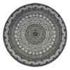 County Circle Indoor/Outdoor Rug - Grey - 133cm