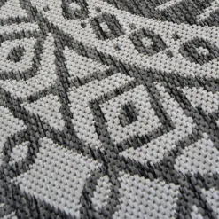 County Circle Indoor/Outdoor Rug - Grey - 133cm 10 County Circle Indoor/Outdoor Rug - Grey - 133cm -Home Base Sales Shop 14016069 8055006085500904