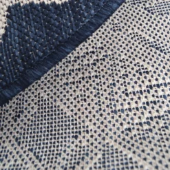 County Circle Indoor/Outdoor Rug - Navy - 133cm -Home Base Sales Shop 14016070 1295006086526526