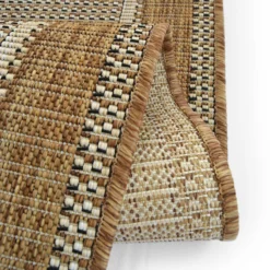 Denver Border Indoor/Outdoor Rug - Latte - 200x290cm -Home Base Sales Shop 14016074 6865006088256530