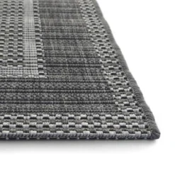 Denver Border Indoor/Outdoor Rug - Grey - 120x170cm -Home Base Sales Shop 14016077 1975006094117519