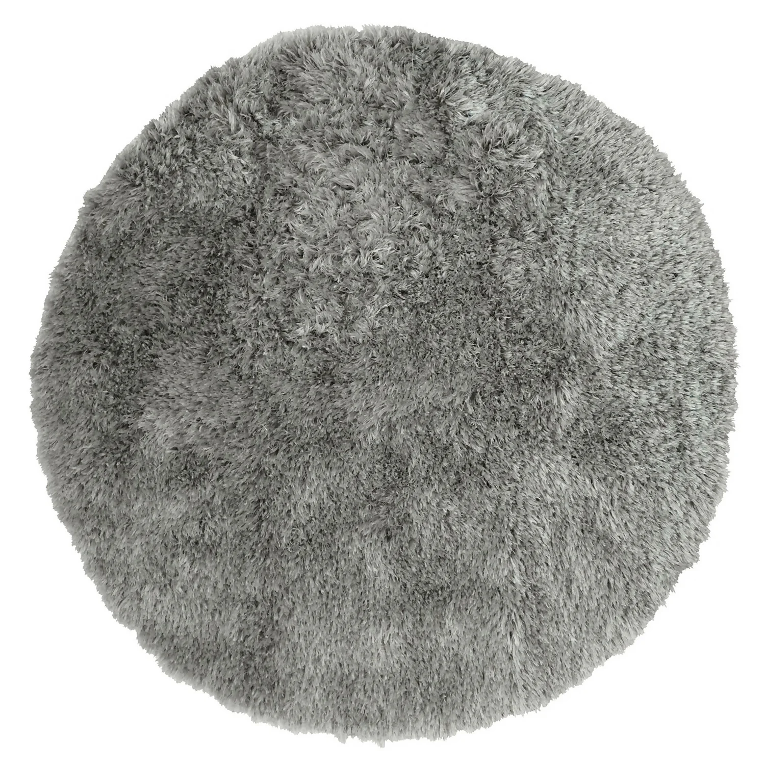 Soft Washable Circle Rug - Grey - 100cm 1 Soft Washable Circle Rug - Grey - 100cm