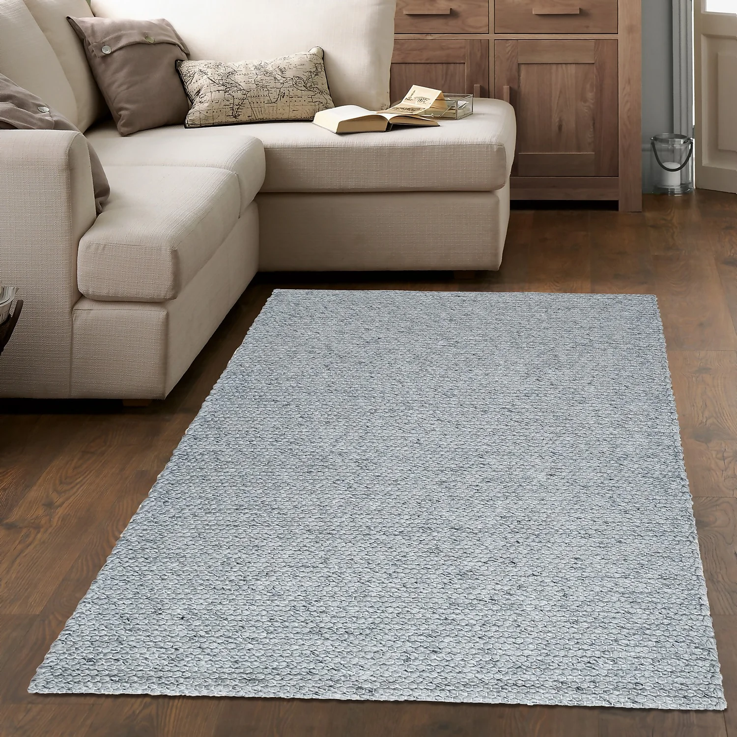 New Dawn Jaya Rug - Grey - 120x170cm 2 New Dawn Jaya Rug - Grey - 120x170cm - Image 2