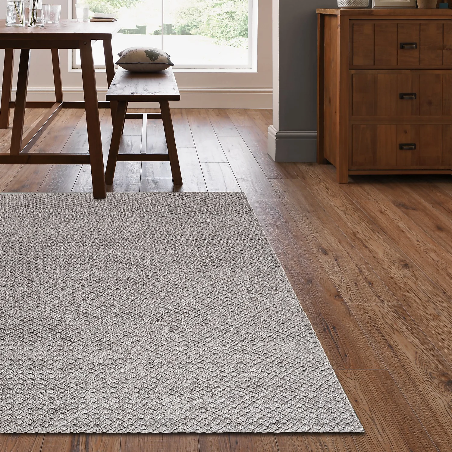 New Dawn Nila Rug - Taupe - 120x170cm 2 New Dawn Nila Rug - Taupe - 120x170cm - Image 2
