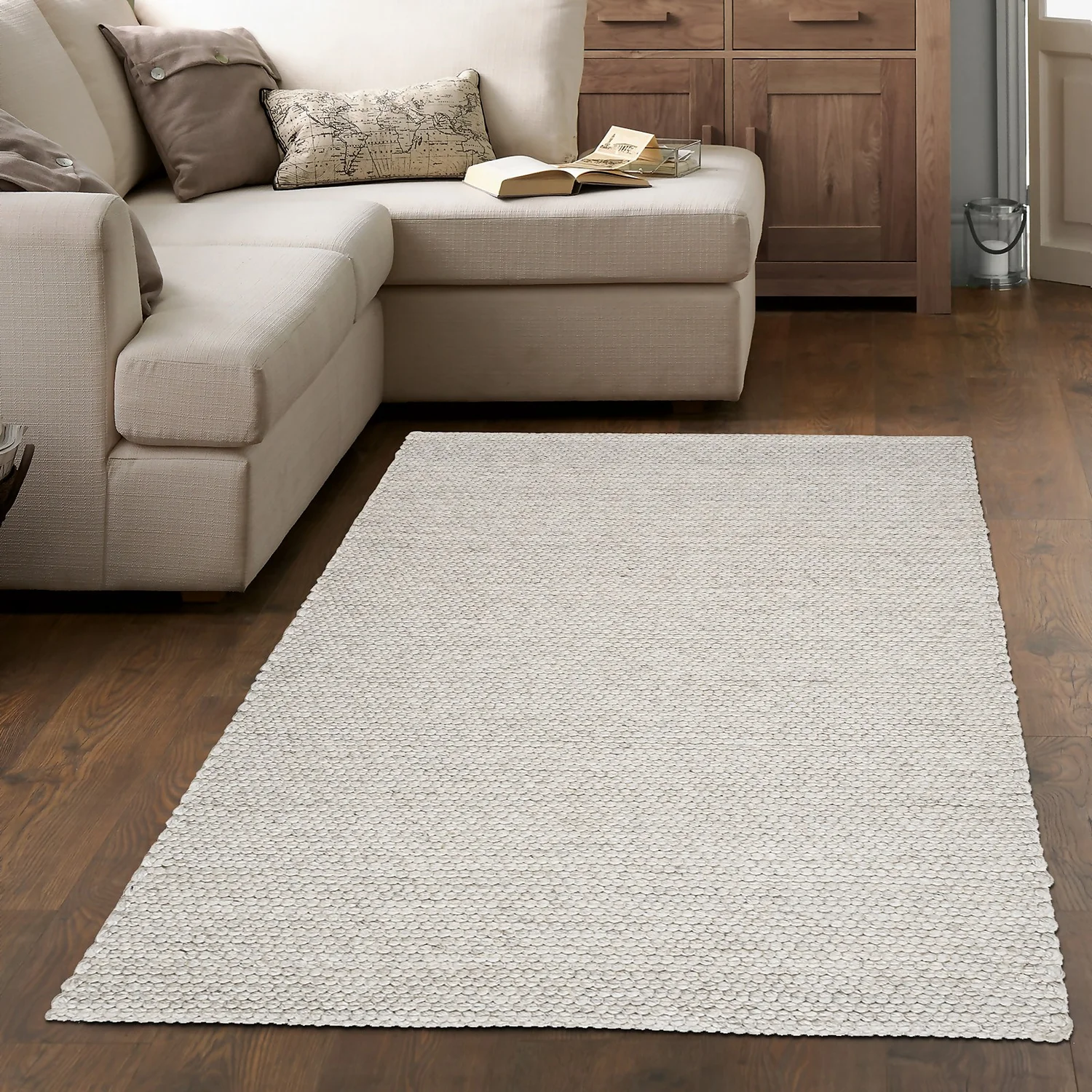 New Dawn Jaya Rug - Natural -160x230cm 2 New Dawn Jaya Rug - Natural -160x230cm - Image 2
