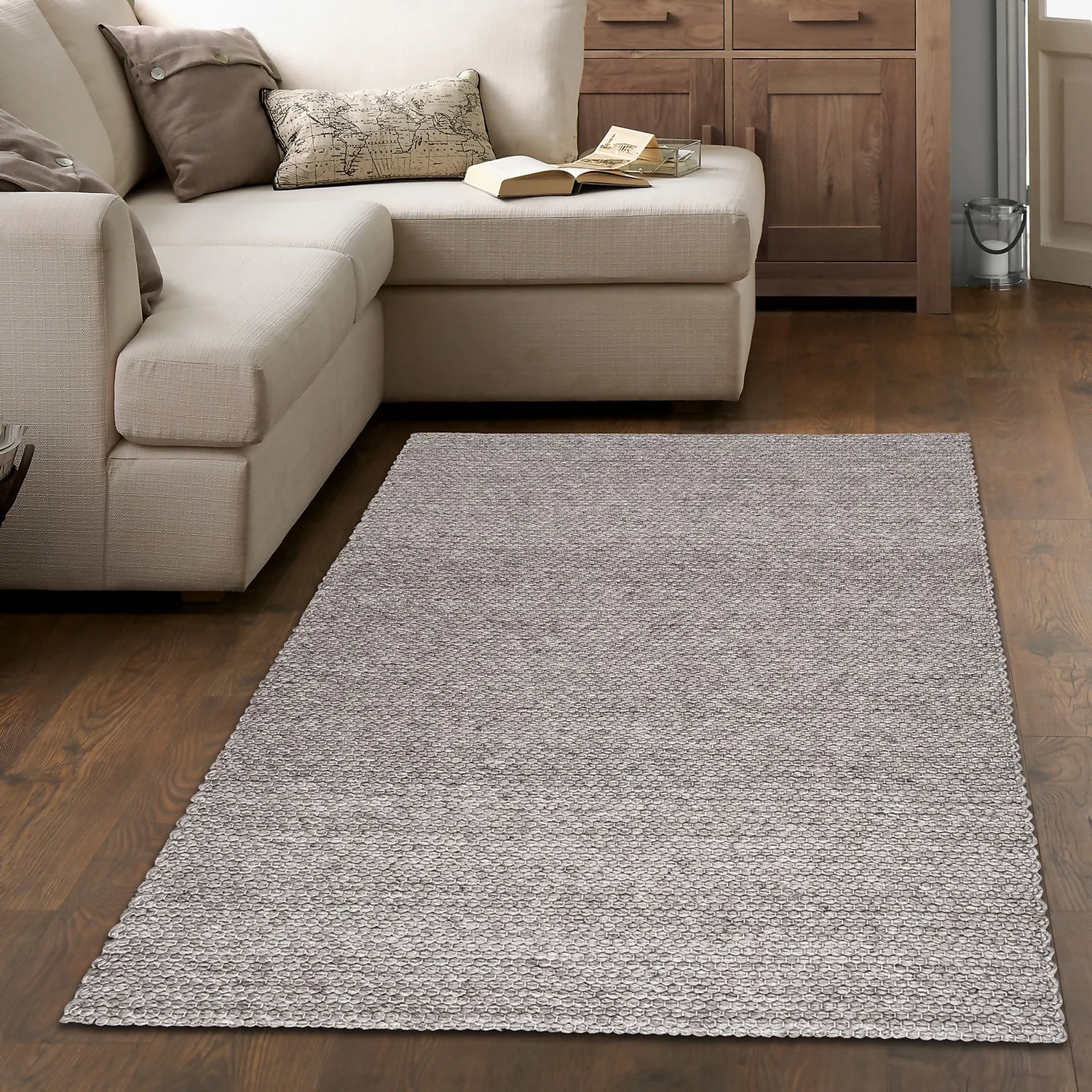 New Dawn Jaya Rug - Taupe - 160x230cm 2 New Dawn Jaya Rug - Taupe - 160x230cm - Image 2
