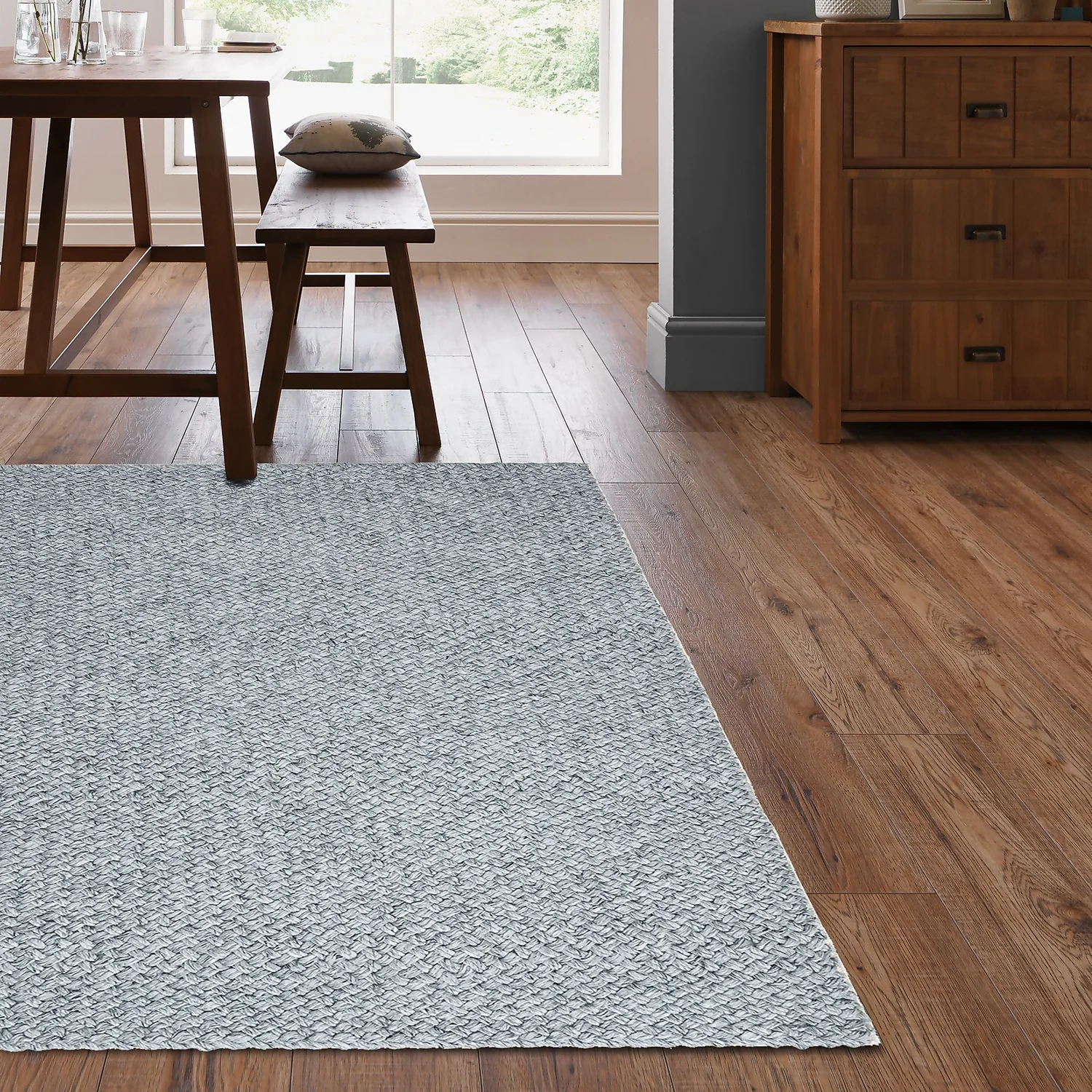 New Dawn Nila Rug - Grey - 160x230cm 2 New Dawn Nila Rug - Grey - 160x230cm - Image 2