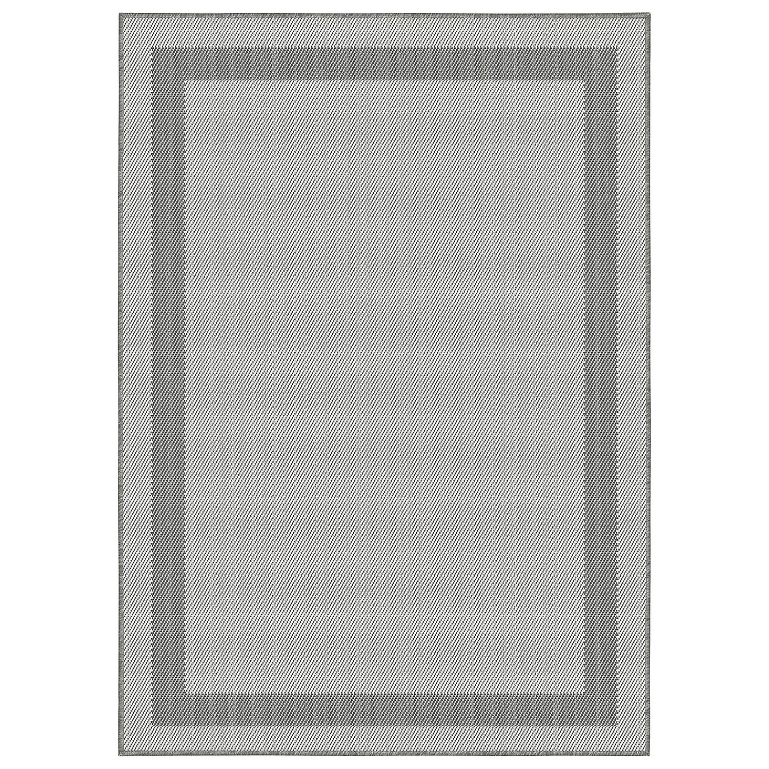 Duo Weave Indoor/Outdoor Rug - Silver - 120x170cm 3 Duo Weave Indoor/Outdoor Rug - Silver - 120x170cm - Image 3