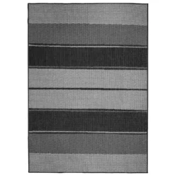 Duo Weave Indoor/Outdoor Rug - Stripe Charcoal - 120x170cm 9 Duo Weave Indoor/Outdoor Rug - Stripe Charcoal - 120x170cm -Home Base Sales Shop 14016642 1085003718726483