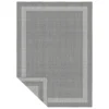 Duo Weave Indoor/Outdoor Rug - Silver - 160x230cm