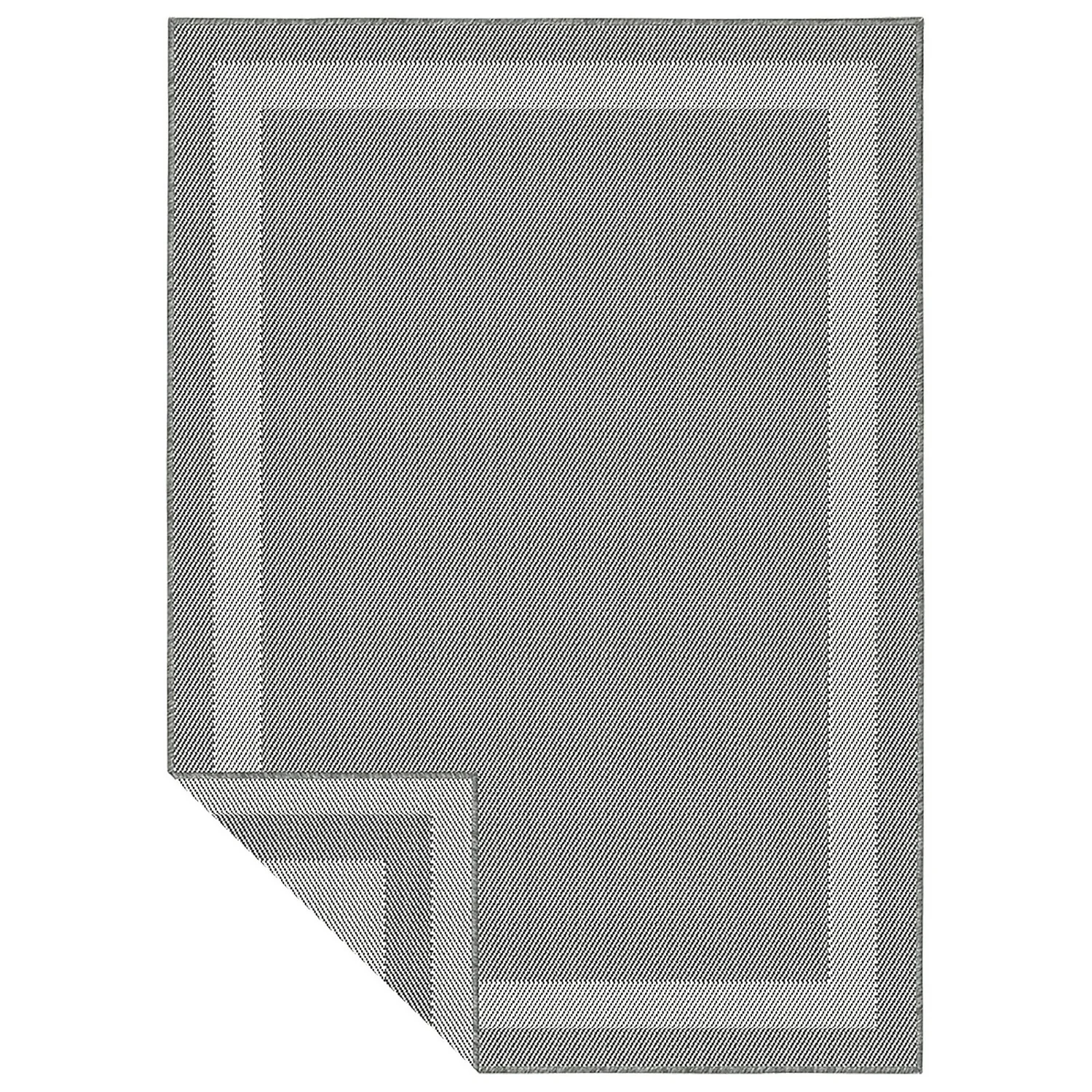 Duo Weave Indoor/Outdoor Rug - Silver - 160x230cm 1 Duo Weave Indoor/Outdoor Rug - Silver - 160x230cm