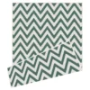 Duo Weave Indoor/Outdoor Rug - Chevrons Green - 160x230cm