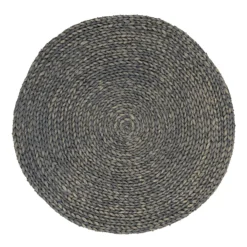 Java Circle Rug - Grey - 122cm