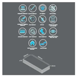 None Rigid Core Marble Tile Luxury Vinyl Flooring - Flooring Sample -Home Base Sales Shop 14186442 2125009721282789