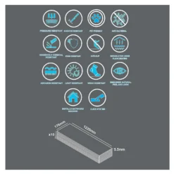 None Rigid Core Natural Oak Effect Luxury Vinyl Flooring - Flooring Sample 7 None Rigid Core Natural Oak Effect Luxury Vinyl Flooring - Flooring Sample -Home Base Sales Shop 14186444 1325009721486555