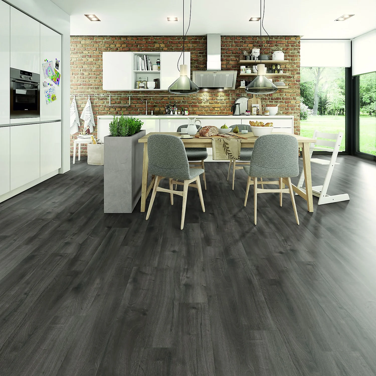 EGGER HOME Grey Loja Oak 8mm Laminate Flooring Sample 1 EGGER HOME Grey Loja Oak 8mm Laminate Flooring Sample