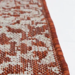 Indoor Outdoor Tile Rug - Terracotta - 100x150cm -Home Base Sales Shop 14758869 6135053511297886