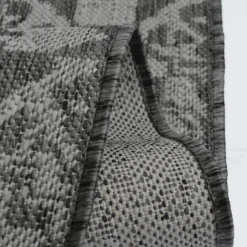 Indoor Outdoor Tile Rug - Grey - 100x150cm -Home Base Sales Shop 14758875 1705053511180751