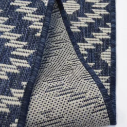 Indoor Outdoor Geo Rug - Navy - 120x170cm -Home Base Sales Shop 14758892 1685053511633157