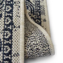 Indoor Outdoor Medallion Rug - Navy - 120x170cm -Home Base Sales Shop 14758898 4655053510042281