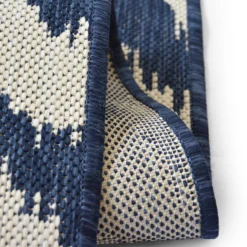 Indoor Outdoor Ikat Rug - Navy - 200x290cm -Home Base Sales Shop 14758901 1675053510040418