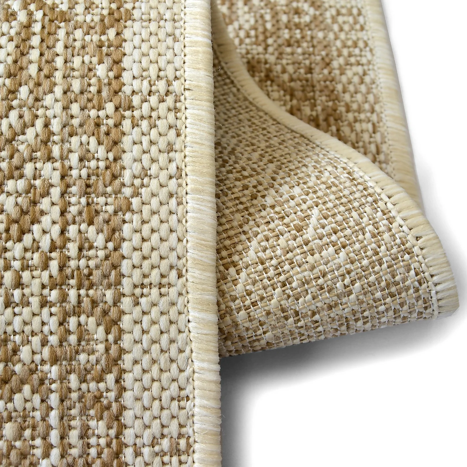 Indoor Outdoor Medallion Rug - Natural - 120x170cm 5 Indoor Outdoor Medallion Rug - Natural - 120x170cm - Image 5