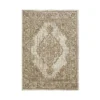 Indoor Outdoor Medallion Rug - Natural - 160x230cm