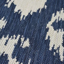 Indoor Outdoor Ikat Rug - Navy - 160x230cm -Home Base Sales Shop 14758907 6065053509762060